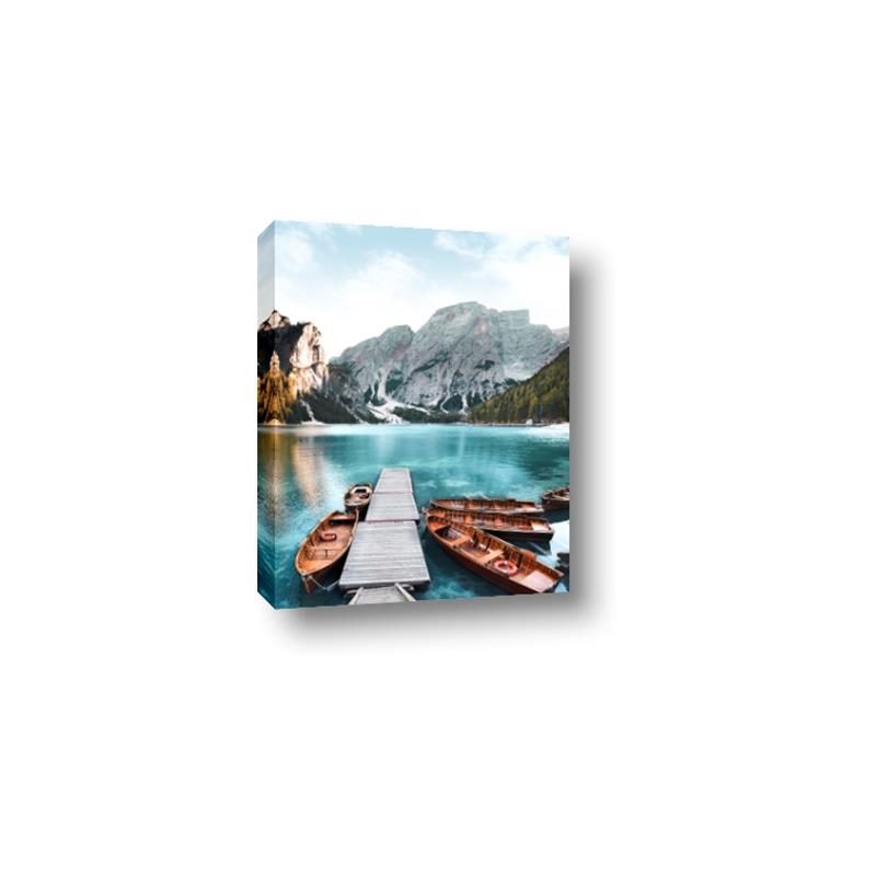 Picture of Waiting boats _GroupedProduct_Rectangle_Portrait_Photography _GroupedProduct_Rectangle_Portrait_Canvas_