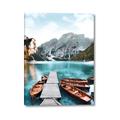 Picture of Waiting boats _GroupedProduct_Rectangle_Portrait_Photography _GroupedProduct_Rectangle_Portrait_Canvas_