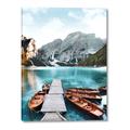 Picture of Waiting boats _GroupedProduct_Rectangle_Portrait_Photography _GroupedProduct_Rectangle_Portrait_Canvas_