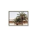 Picture of Wall with Palm Tree _GroupedProduct_Rectangle_Landscape_Photography _GroupedProduct_Rectangle_Landscape_Canvas_Framed_
