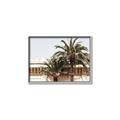 Picture of Wall with Palm Tree _GroupedProduct_Rectangle_Landscape_Photography _GroupedProduct_Rectangle_Landscape_Canvas_Framed_