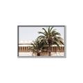 Picture of Wall with Palm Tree _GroupedProduct_Rectangle_Landscape_Photography _GroupedProduct_Rectangle_Landscape_Canvas_Framed_