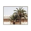 Picture of Wall with Palm Tree _GroupedProduct_Rectangle_Landscape_Photography _GroupedProduct_Rectangle_Landscape_Canvas_Framed_