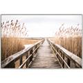 Picture of A Wooden Bridge _GroupedProduct_Rectangle_Landscape_Photography _GroupedProduct_Rectangle_Landscape_Canvas_Framed_