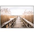 Picture of A Wooden Bridge _GroupedProduct_Rectangle_Landscape_Photography _GroupedProduct_Rectangle_Landscape_Canvas_Framed_
