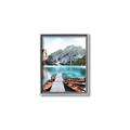 Picture of Waiting boats _GroupedProduct_Rectangle_Portrait_Photography _GroupedProduct_Rectangle_Portrait_Canvas_Framed_