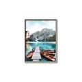 Picture of Waiting boats _GroupedProduct_Rectangle_Portrait_Photography _GroupedProduct_Rectangle_Portrait_Canvas_Framed_