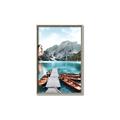Picture of Waiting boats _GroupedProduct_Rectangle_Portrait_Photography _GroupedProduct_Rectangle_Portrait_Canvas_Framed_