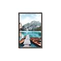 Picture of Waiting boats _GroupedProduct_Rectangle_Portrait_Photography _GroupedProduct_Rectangle_Portrait_Canvas_Framed_