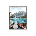 Picture of Waiting boats _GroupedProduct_Rectangle_Portrait_Photography _GroupedProduct_Rectangle_Portrait_Canvas_Framed_