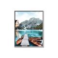 Picture of Waiting boats _GroupedProduct_Rectangle_Portrait_Photography _GroupedProduct_Rectangle_Portrait_Canvas_Framed_