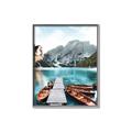 Picture of Waiting boats _GroupedProduct_Rectangle_Portrait_Photography _GroupedProduct_Rectangle_Portrait_Canvas_Framed_