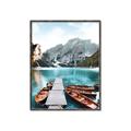 Picture of Waiting boats _GroupedProduct_Rectangle_Portrait_Photography _GroupedProduct_Rectangle_Portrait_Canvas_Framed_