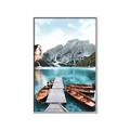 Picture of Waiting boats _GroupedProduct_Rectangle_Portrait_Photography _GroupedProduct_Rectangle_Portrait_Canvas_Framed_