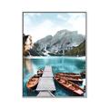 Picture of Waiting boats _GroupedProduct_Rectangle_Portrait_Photography _GroupedProduct_Rectangle_Portrait_Canvas_Framed_