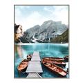 Picture of Waiting boats _GroupedProduct_Rectangle_Portrait_Photography _GroupedProduct_Rectangle_Portrait_Canvas_Framed_