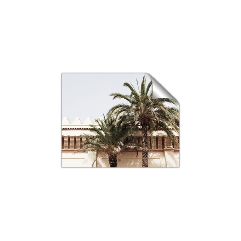 Picture of Wall with Palm Tree _GroupedProduct_Rectangle_Landscape_Photography _GroupedProduct_Rectangle_Landscape_Unframed_Print_Only_