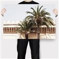 Picture of Wall with Palm Tree _GroupedProduct_Rectangle_Landscape_Photography _GroupedProduct_Rectangle_Landscape_Canvas_