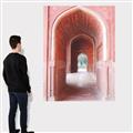 Picture of Pink Architecture _GroupedProduct_Rectangle_Portrait_Photography _GroupedProduct_Rectangle_Portrait_Canvas_