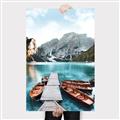 Picture of Waiting boats _GroupedProduct_Rectangle_Portrait_Photography _GroupedProduct_Rectangle_Portrait_Canvas_