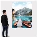 Picture of Waiting boats _GroupedProduct_Rectangle_Portrait_Photography _GroupedProduct_Rectangle_Portrait_Canvas_