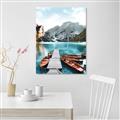 Picture of Waiting boats _GroupedProduct_Rectangle_Portrait_Photography _GroupedProduct_Rectangle_Portrait_Canvas_