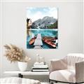 Picture of Waiting boats _GroupedProduct_Rectangle_Portrait_Photography _GroupedProduct_Rectangle_Portrait_Canvas_
