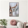 Picture of Eye of the Deer _GroupedProduct_Rectangle_Portrait_Photography _GroupedProduct_Rectangle_Portrait_Canvas_Framed_