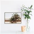 Picture of Wall with Palm Tree _GroupedProduct_Rectangle_Landscape_Photography _GroupedProduct_Rectangle_Landscape_Canvas_Framed_