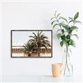 Picture of Wall with Palm Tree _GroupedProduct_Rectangle_Landscape_Photography _GroupedProduct_Rectangle_Landscape_Canvas_Framed_