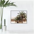 Picture of Wall with Palm Tree _GroupedProduct_Rectangle_Landscape_Photography _GroupedProduct_Rectangle_Landscape_Canvas_Framed_