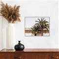 Picture of Wall with Palm Tree _GroupedProduct_Rectangle_Landscape_Photography _GroupedProduct_Rectangle_Landscape_Canvas_Framed_