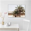 Picture of Wall with Palm Tree _GroupedProduct_Rectangle_Landscape_Photography _GroupedProduct_Rectangle_Landscape_Canvas_Framed_