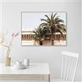 Picture of Wall with Palm Tree _GroupedProduct_Rectangle_Landscape_Photography _GroupedProduct_Rectangle_Landscape_Canvas_Framed_