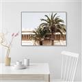 Picture of Wall with Palm Tree _GroupedProduct_Rectangle_Landscape_Photography _GroupedProduct_Rectangle_Landscape_Canvas_Framed_