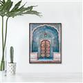 Picture of Jaipur Door _GroupedProduct_Rectangle_Portrait_Photography _GroupedProduct_Rectangle_Portrait_Canvas_Framed_