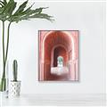 Picture of Pink Architecture _GroupedProduct_Rectangle_Portrait_Photography _GroupedProduct_Rectangle_Portrait_Canvas_Framed_