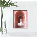 Picture of Pink Architecture _GroupedProduct_Rectangle_Portrait_Photography _GroupedProduct_Rectangle_Portrait_Canvas_Framed_