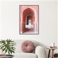 Picture of Pink Architecture _GroupedProduct_Rectangle_Portrait_Photography _GroupedProduct_Rectangle_Portrait_Canvas_Framed_