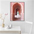 Picture of Pink Architecture _GroupedProduct_Rectangle_Portrait_Photography _GroupedProduct_Rectangle_Portrait_Canvas_Framed_