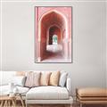 Picture of Pink Architecture _GroupedProduct_Rectangle_Portrait_Photography _GroupedProduct_Rectangle_Portrait_Canvas_Framed_