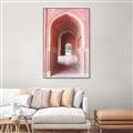 Picture of Pink Architecture _GroupedProduct_Rectangle_Portrait_Photography _GroupedProduct_Rectangle_Portrait_Canvas_Framed_