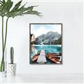 Picture of Waiting boats _GroupedProduct_Rectangle_Portrait_Photography _GroupedProduct_Rectangle_Portrait_Canvas_Framed_