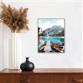 Picture of Waiting boats _GroupedProduct_Rectangle_Portrait_Photography _GroupedProduct_Rectangle_Portrait_Canvas_Framed_