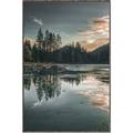 Picture of Cottage Lake _GroupedProduct_Rectangle_Portrait_Photography _GroupedProduct_Rectangle_Portrait_Canvas_Framed_