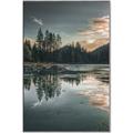 Picture of Cottage Lake _GroupedProduct_Rectangle_Portrait_Photography _GroupedProduct_Rectangle_Portrait_Canvas_Framed_