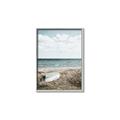 Picture of Beach Boat _GroupedProduct_Rectangle_Portrait_Photography _GroupedProduct_Rectangle_Portrait_Canvas_Framed_