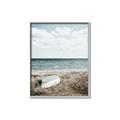 Picture of Beach Boat _GroupedProduct_Rectangle_Portrait_Photography _GroupedProduct_Rectangle_Portrait_Canvas_Framed_