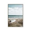 Picture of Beach Boat _GroupedProduct_Rectangle_Portrait_Photography _GroupedProduct_Rectangle_Portrait_Canvas_Framed_