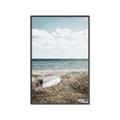 Picture of Beach Boat _GroupedProduct_Rectangle_Portrait_Photography _GroupedProduct_Rectangle_Portrait_Canvas_Framed_